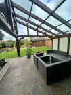 Gartenlounge Zugang vom Wohnzimmer