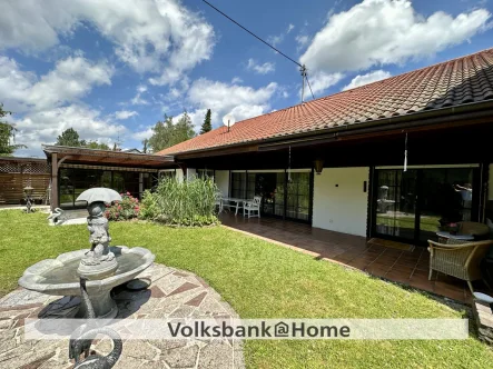 Ansicht SW - Haus kaufen in Bodelshausen - Stilvolles Einfamilienhaus mit herrlichem Garten in ruhiger Lage