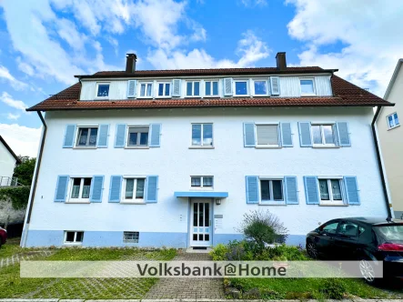 Ansicht Nordwest - Wohnung kaufen in Nehren - Gemütliche 3 Zimmer Dachgeschosswohnung mit Studio und Loggia, Außenstellplatz und Gartenanteil