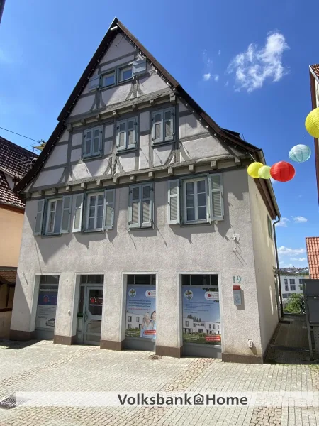 Ansicht - Wohnung mieten in Herrenberg - Schnuckelige Maisonette-Wohnung im historischem Fachwerkhaus