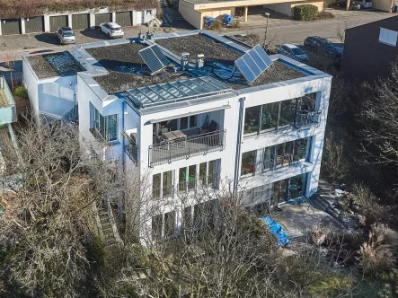 Ansicht - Haus kaufen in Tübingen - Moderne Doppelhaushälfte in Aussichtslage der Nordstadt