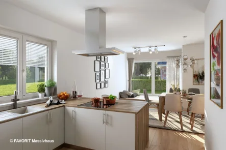 Musterhaus Noblesse Küche - Haus kaufen in Sonnenbühl - Endlich zu Hause