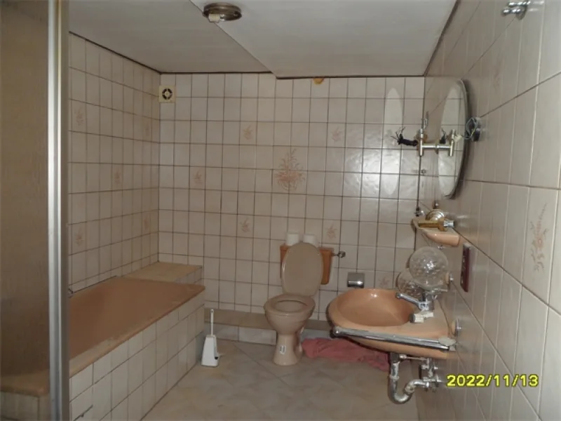 Badezimmer, leerstehende Wohnu