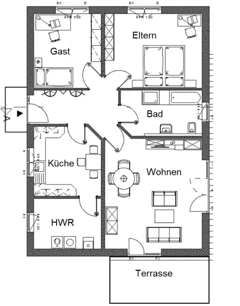 Grundrissbeispiel_Bungalow