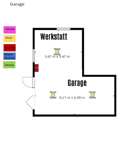 Grundriss Garage