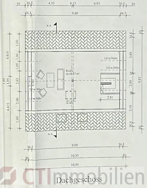 Grundriss Dachgeschoss