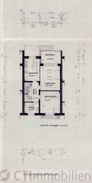 Obergeschoss Grundriss