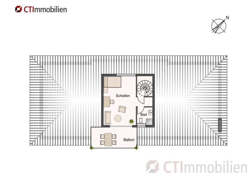 Grundriss Turmzimmer