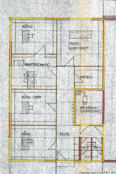 Grundriss Büro