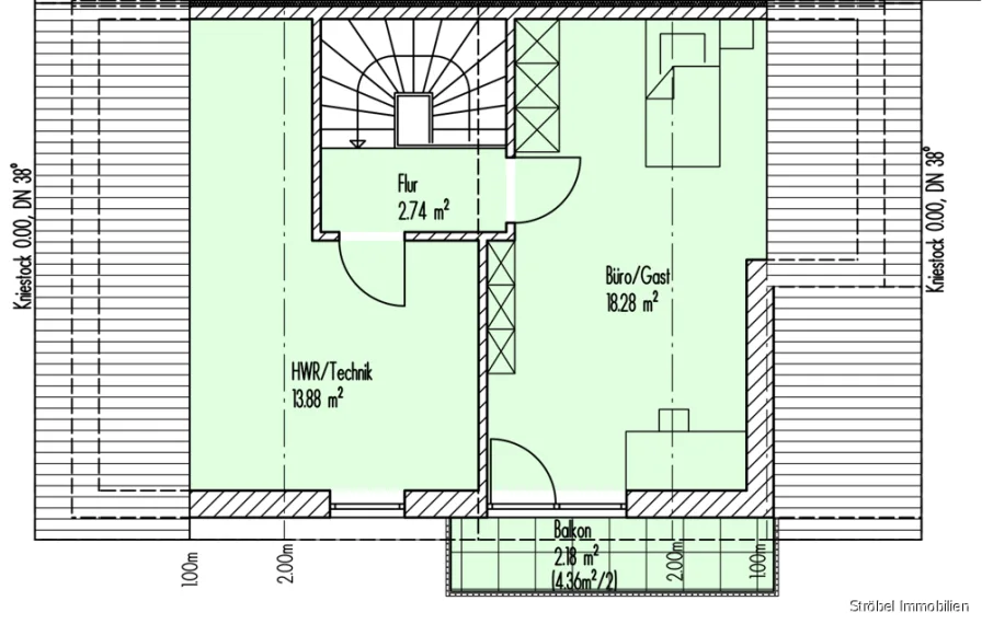 Grundriss Haus 1 DG