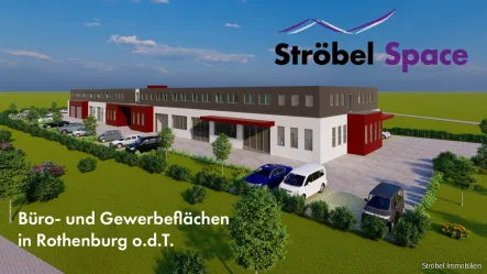 Ansicht - Büro/Praxis mieten in Rothenburg ob der Tauber - Moderne Büroräume zu vermieten