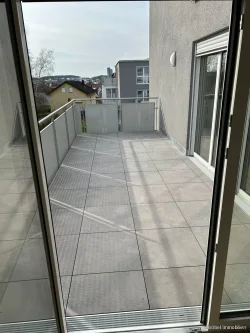 Balkon - Wohnung mieten in Schrozberg - Moderne 2-Zimmerwohnung in Schrozberg zu vermieten