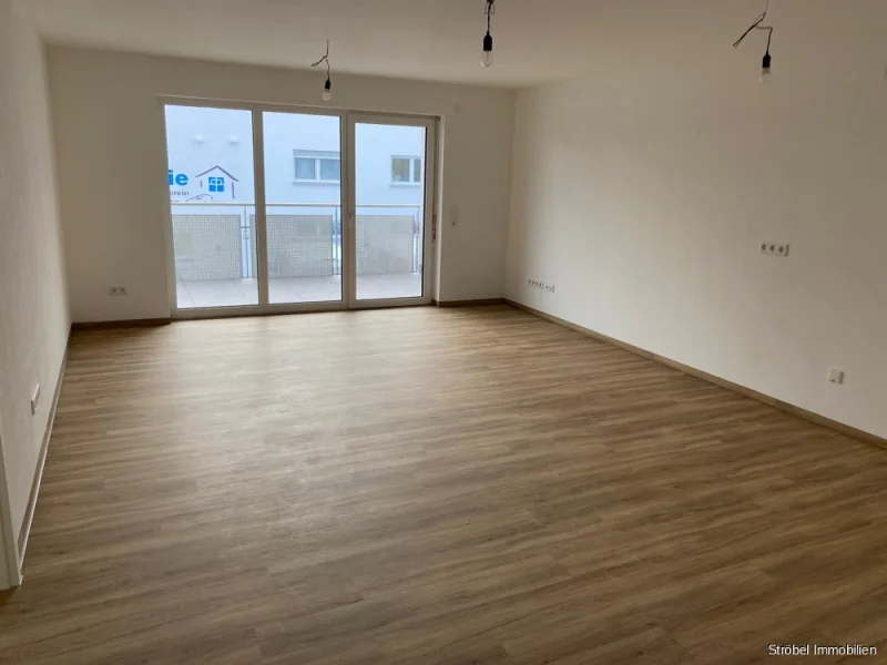 Wohnzimmer - Wohnung mieten in Wörnitz - Moderne 2-Zimmerwohnung im schönen Wörnitz zu vermieten