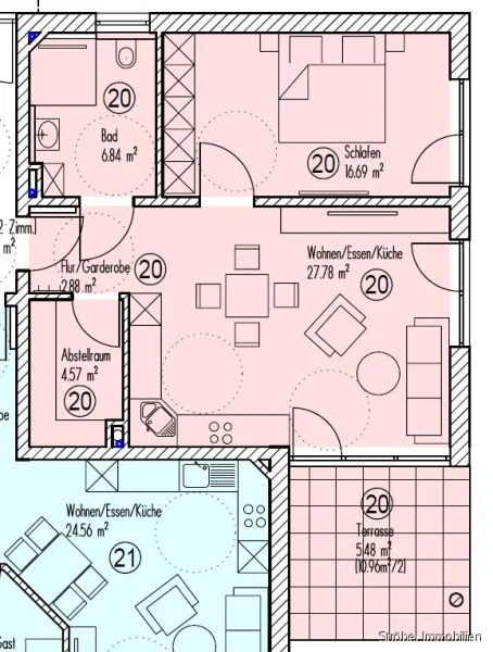 Grundriss Wohnung 20