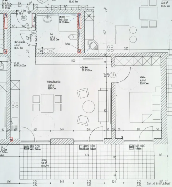 Grundriss Wohnung 2