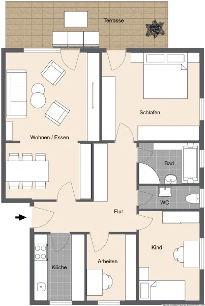 Grundriss I Wohnung