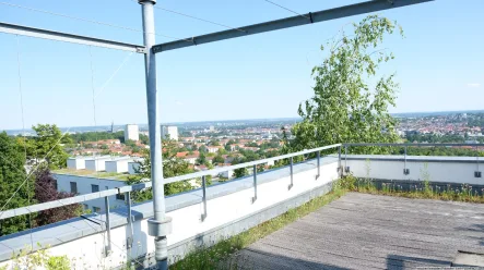 Blick von der Dachterrasse - Haus mieten in Ulm - Modernes Reiheneckhaus mit traumhafter Dachterrasse