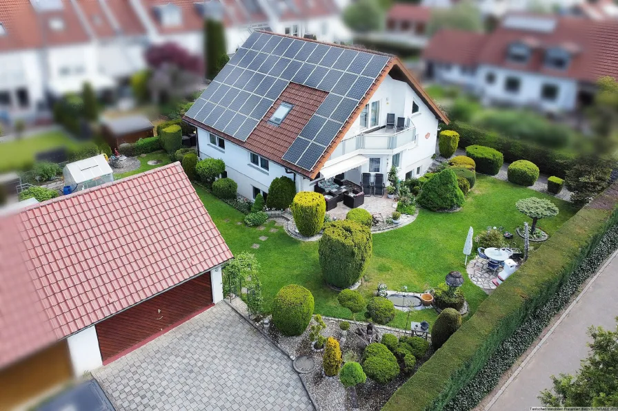 Objektansicht - Haus kaufen in Ulm - - Wohlfühloase - wunderschönes Einfamilienhaus mit ELW in Ulm-Donaustetten