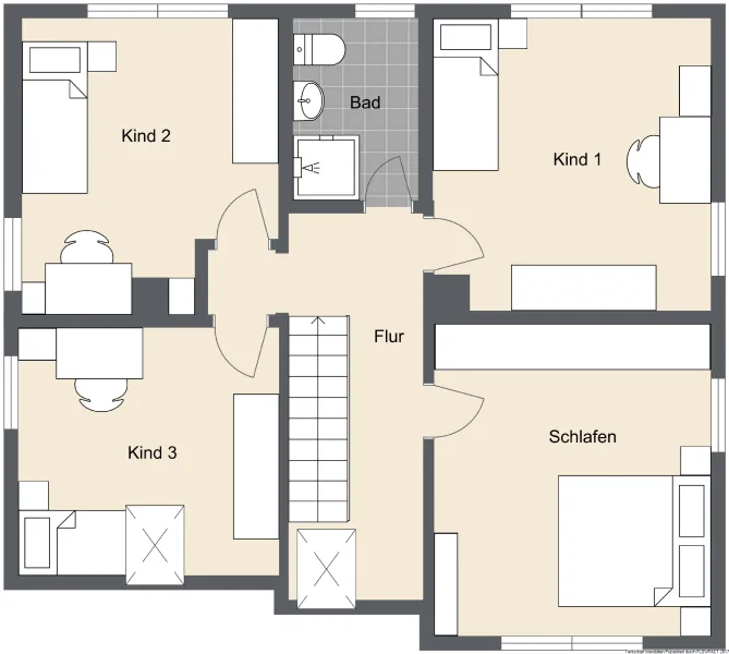 Grundriss Dachgeschoss