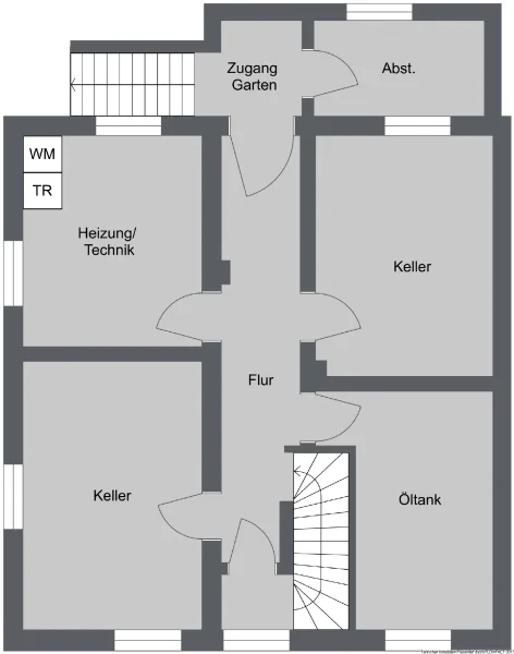 Grundriss Untergeschoss