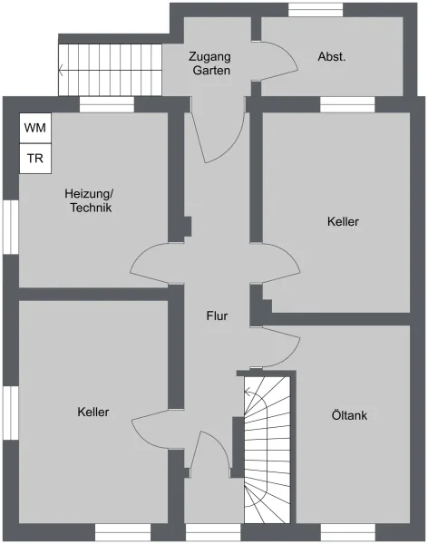 Grundriss Untergeschoss