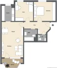 8423 - Etage 1 - 2D Floor Plan