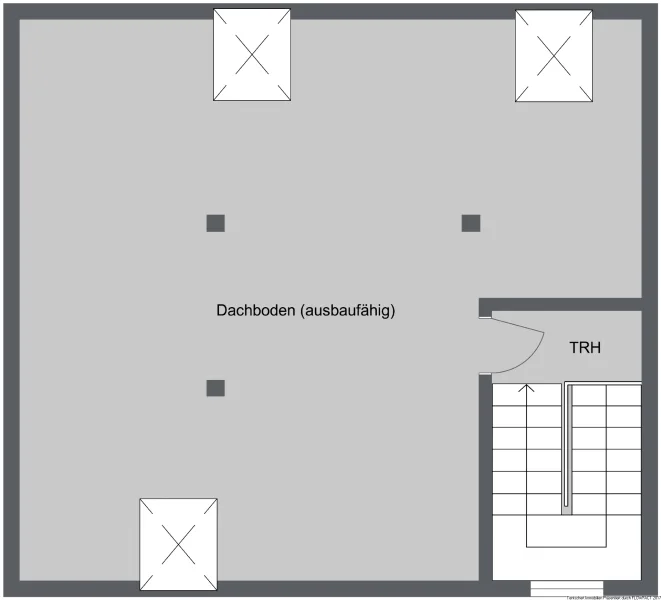 Grundriss I Dachboden