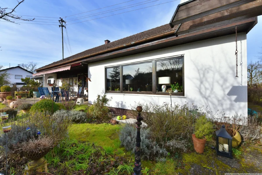 Ansicht, Blick vom Garten - Haus kaufen in Senden - Idylle, viel Platz für die Familie und ein tolles Grundstück