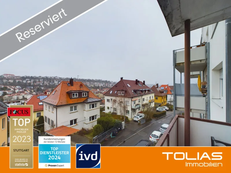 Titelbild - Wohnung kaufen in Stuttgart - Charmante 2-Zimmer-Wohnung in Stuttgart-West: Perfekt für Investoren!
