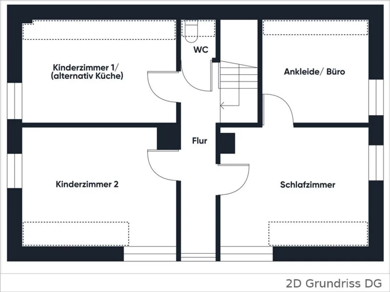 2D Grundriss DG