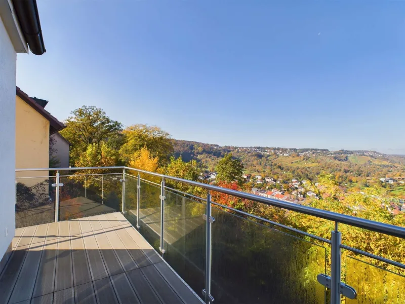 Aussicht vom Balkon