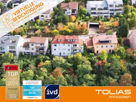 Titelbild - Haus kaufen in Gerlingen - Einzigartiges Panorama in Toplage: Einfamilienhaus in Gerlingen