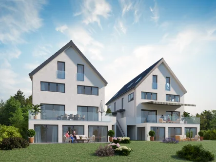 Häuser 21 B und 19 B - Haus kaufen in Stuttgart - jetzt Verkaufsstart: exklusive Einfamilienhäuser in absolut ruhiger Villenwohnlage