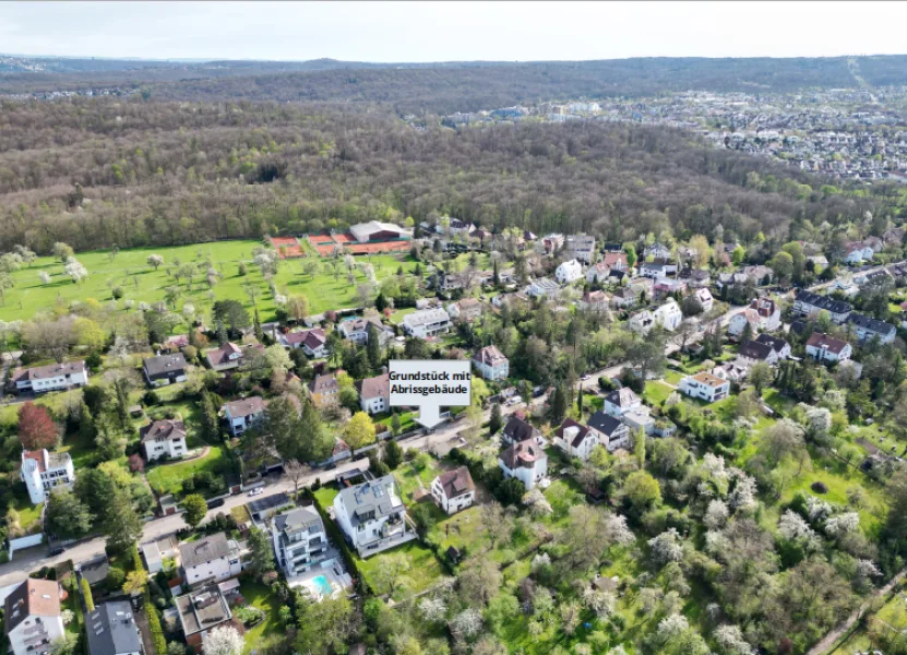 Lage /Grundstück mit Abrisshaus