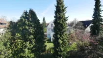 Aussicht vom Abrissgebäude (Gartenseite)