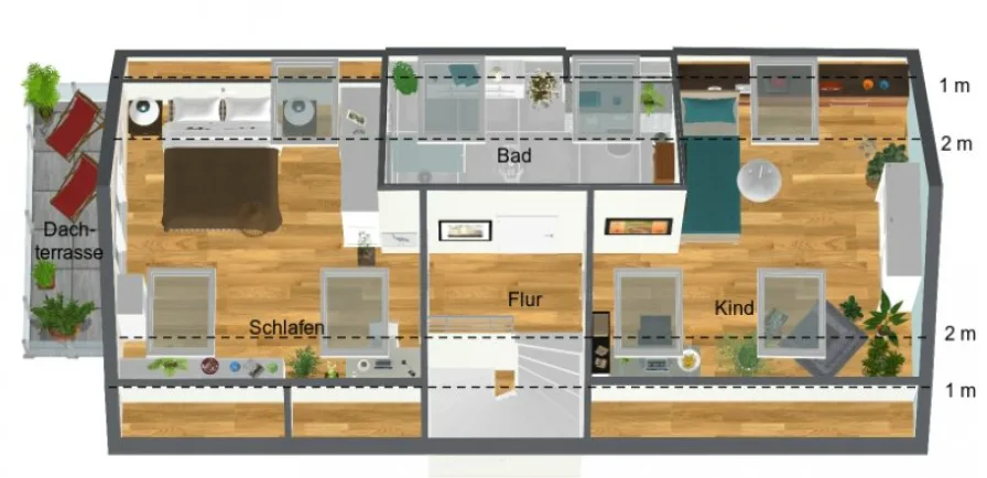 Grundriss 2.DG (in 3d)