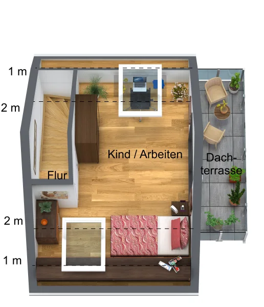 Grundriss 2.DG (in 3d)