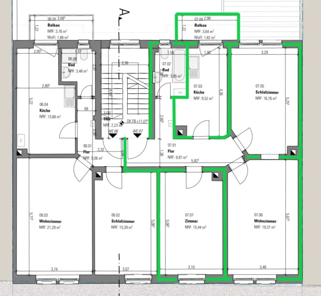 Grundriss WE7