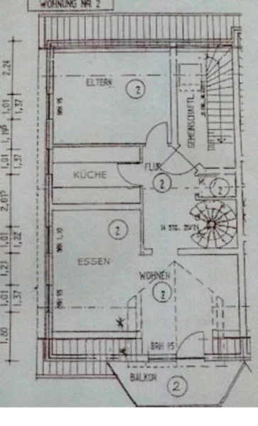 Grundriss Ebene 1