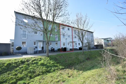 Ansicht  - Haus kaufen in Viernheim - Oase der Ruhe: Tolles Reihenhaus mit atemberaubender Dachterrasse in grüner Umgebung