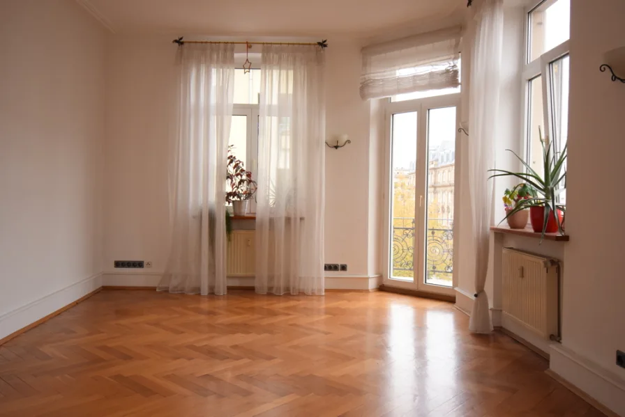 Wohnzimmer - Wohnung mieten in Mannheim / Innenstadt - Tolle Altbauwohnung in der Mannheimer City