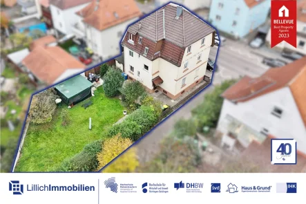  - Haus kaufen in Kornwestheim - Ohne Käuferprovision: Familientraum - freistehendes 3-Familienhaus mit großem Garten!