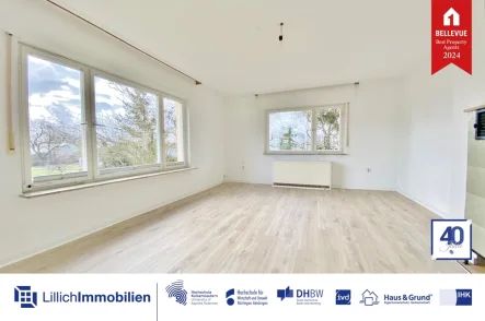 Titelbild - Wohnung mieten in Stuttgart - Stadtnahes Wohnen mit Naturidylle: Gemütliche 3-Zimmerwohnung in Stuttgart Mühlhausen sucht Mieter!