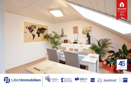 Titelbild - Wohnung mieten in Kornwestheim - City-Liebling: Hübsche 3-Zimmer-Dachgeschosswohnung sucht neue Mieter