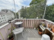 West-Balkon mit neuer Markise