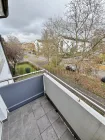 Nord-Balkon zur Küche