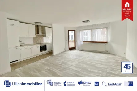  - Wohnung mieten in Kornwestheim - Gemütlich, zentral und mit viel Komfort: 2,5-Zimmer-Wohnung mit Balkon und Tiefgaragenstellplatz!