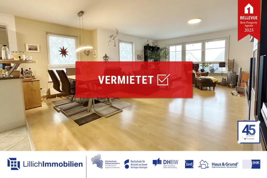  - Wohnung mieten in Tamm - Ihr neues Zuhause in Tamm: Charmante 3,5-Zimmer-Wohnung mit Balkon und TG-Stellplatz in bester Lage!