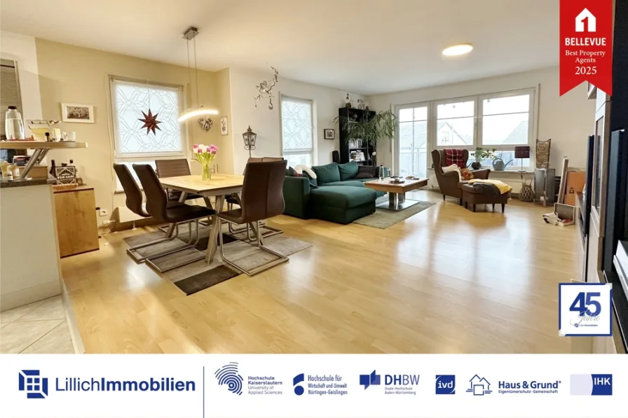  - Wohnung mieten in Tamm - Ihr neues Zuhause in Tamm: Charmante 3,5-Zimmer-Wohnung mit Balkon und TG-Stellplatz in bester Lage!