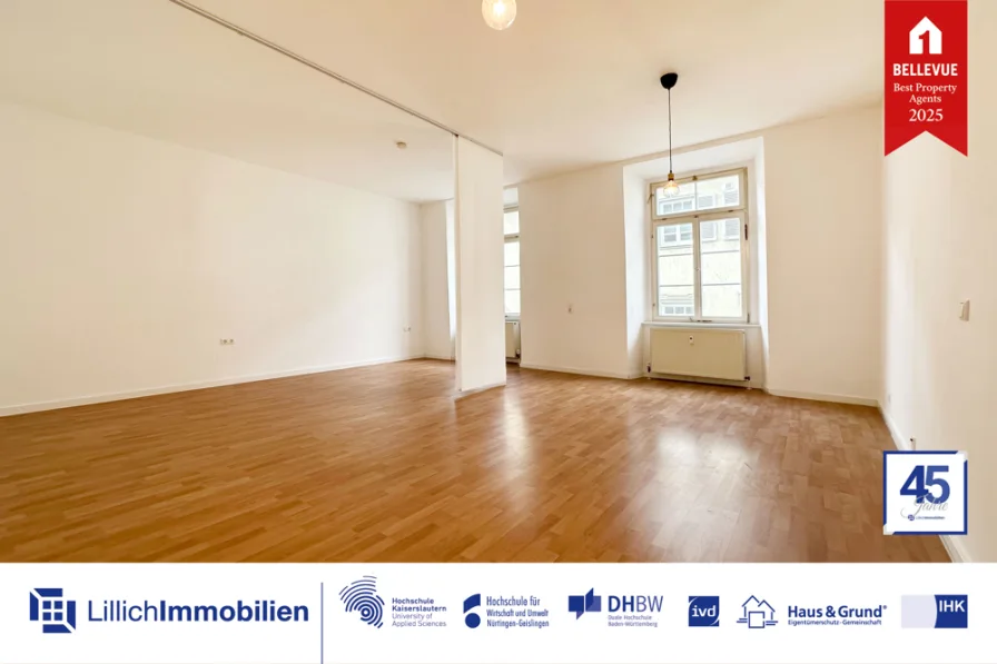 Titelbild - Wohnung mieten in Ludwigsburg - Schmuckstück am Kaffeeberg – Stilvolle 1,5-Zimmer-Wohnung im Herzen von Ludwigsburg!